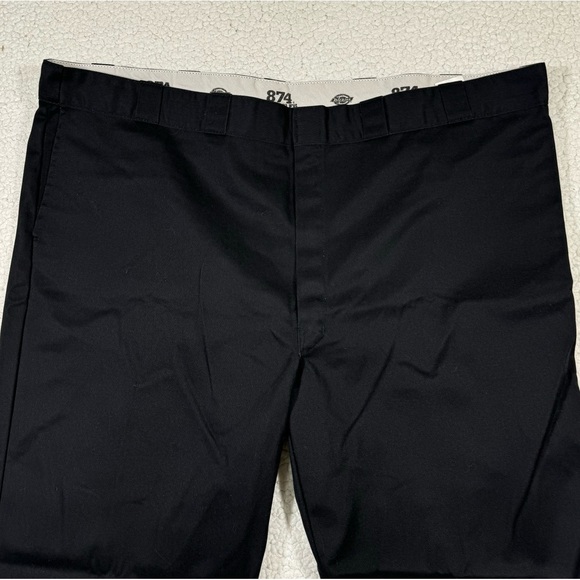 Dickies Men's Original 874 Work Pants Black size 50 x 32 - Picture 3 of 7